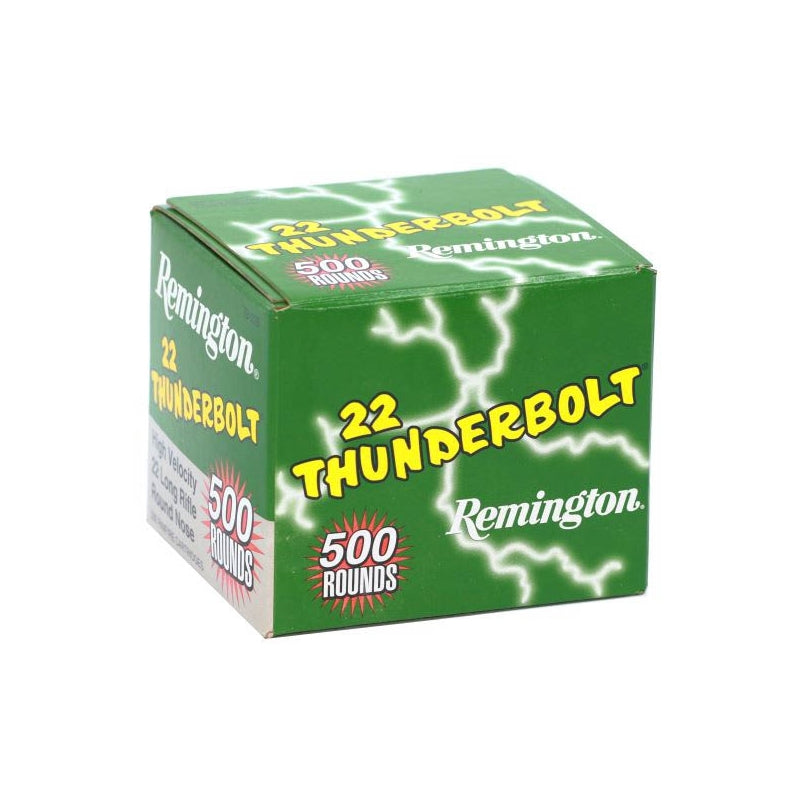 Remington Thunderbolt 22 Long Rifle Ammo 40 Grain Lead Round Nose Bulk