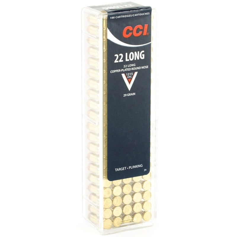 CCI High Velocity  22 Long Ammo 29 Grain Lead Round Nose