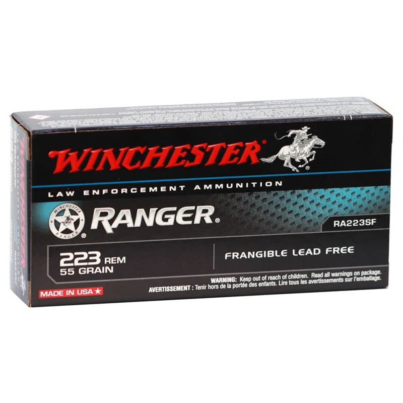 Winchester Ranger 223 Remington Ammo 55 Grain SinterFire Frangible