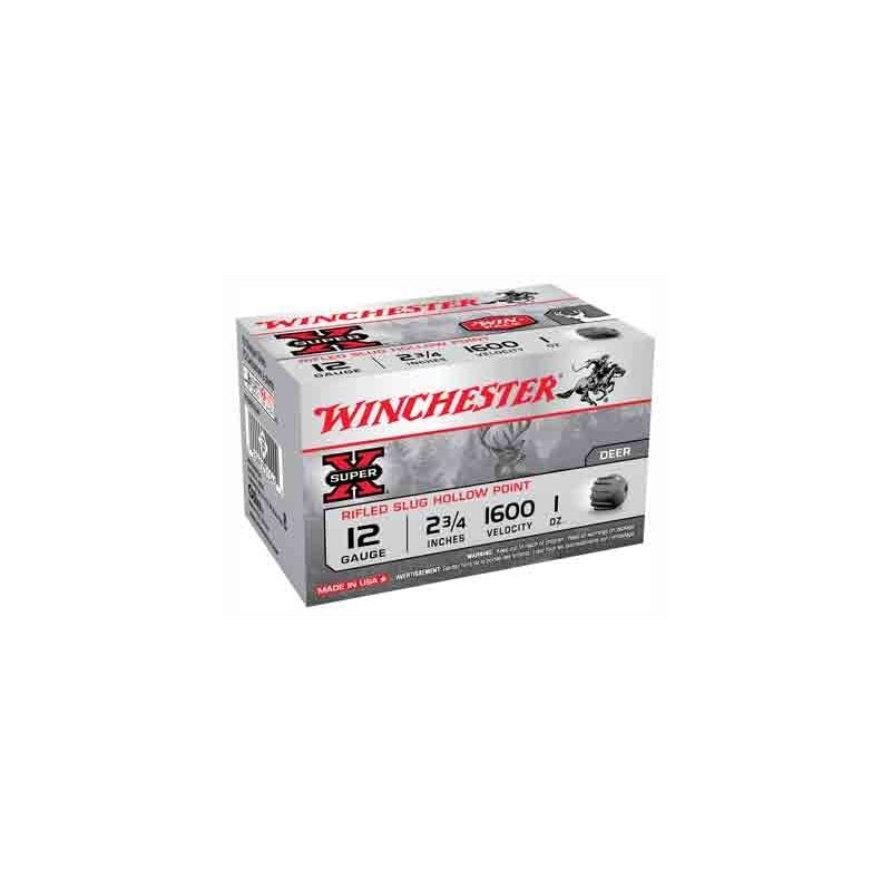 Winchester Super-X 12 Gauge 2-3/4" 1 oz Rifled Slug Value Pack