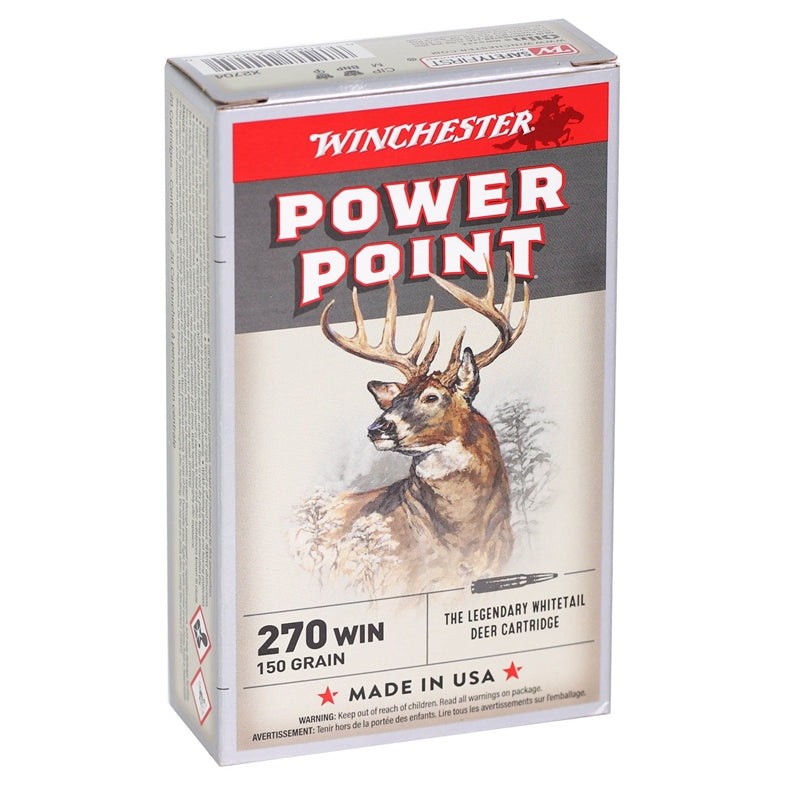 Winchester Super-X 270 Winchester Ammo 150 Grain Power-Point