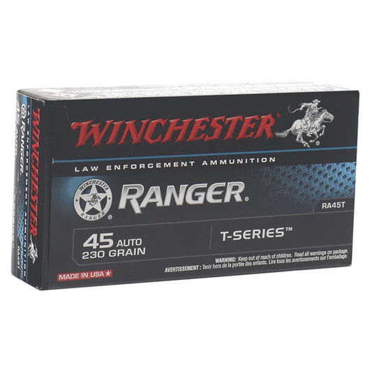 Winchester Ranger 45 ACP AUTO 230 Grain T-Series Bonded Jacketed Hollow Point