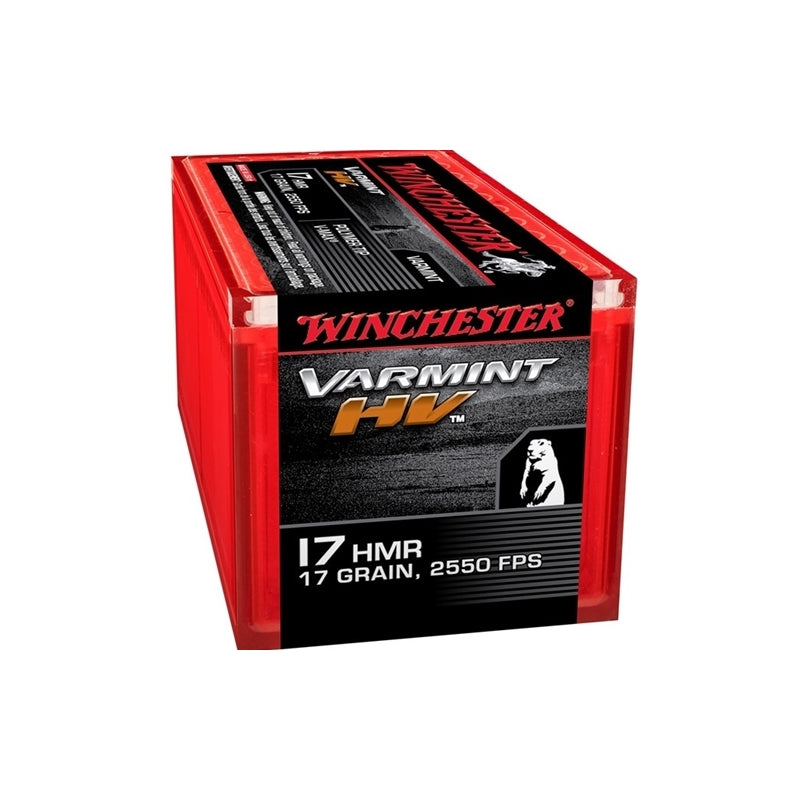 Winchester Varmint HV 17 HMR 17 Grain Hornady V-Max