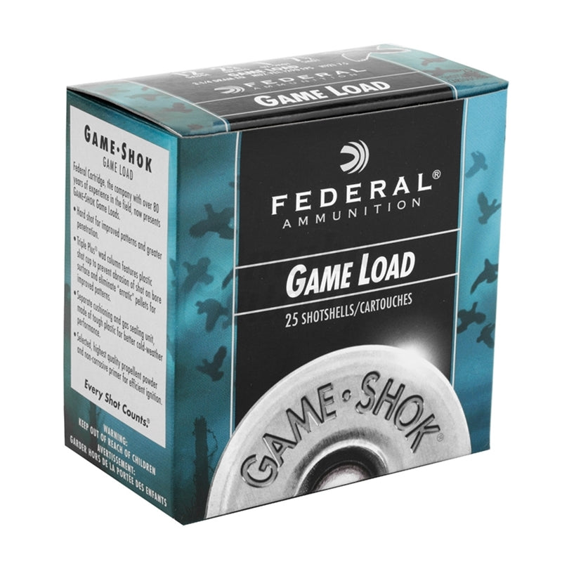 Federal Game-Shok Field Load 12 Gauge Ammo 2-3/4" 1 oz #7-1/2 Shot