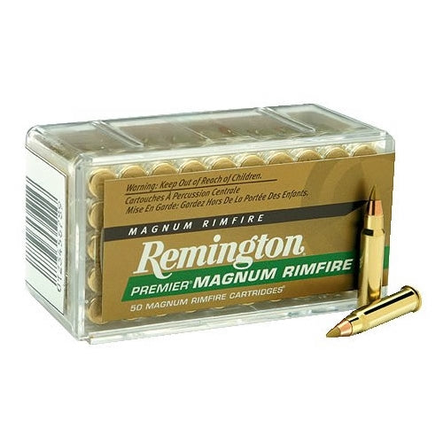 Remington Premier 17 HMR Ammo 17 Grain Accutip-V Boat Tail