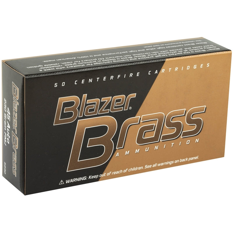 CCI Blazer Brass 45 ACP Auto Ammo 230 Grain Full Metal Jacket