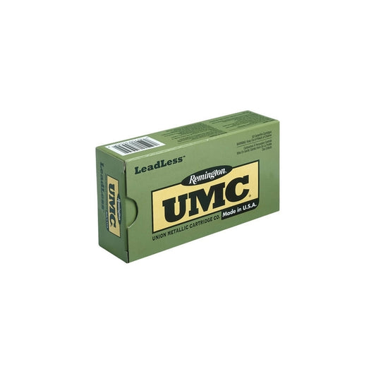 Remington UMC Leadless 9mm Luger Ammo 115 Grain Flat Nose Enclosed Base