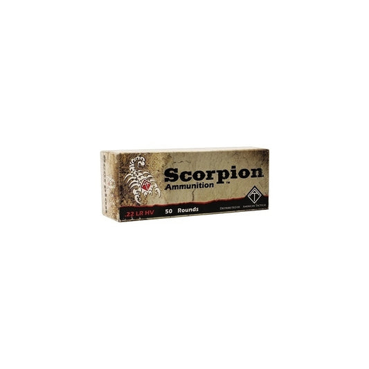 ATI Scorpion 22 LR High Velocity Ammo 40 Grain Solid Point