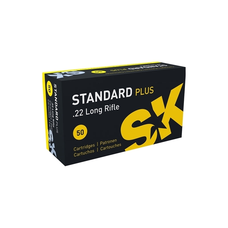 SK Standard Plus 22 Long Rifle Ammo 40 Grain Lead Round Nose