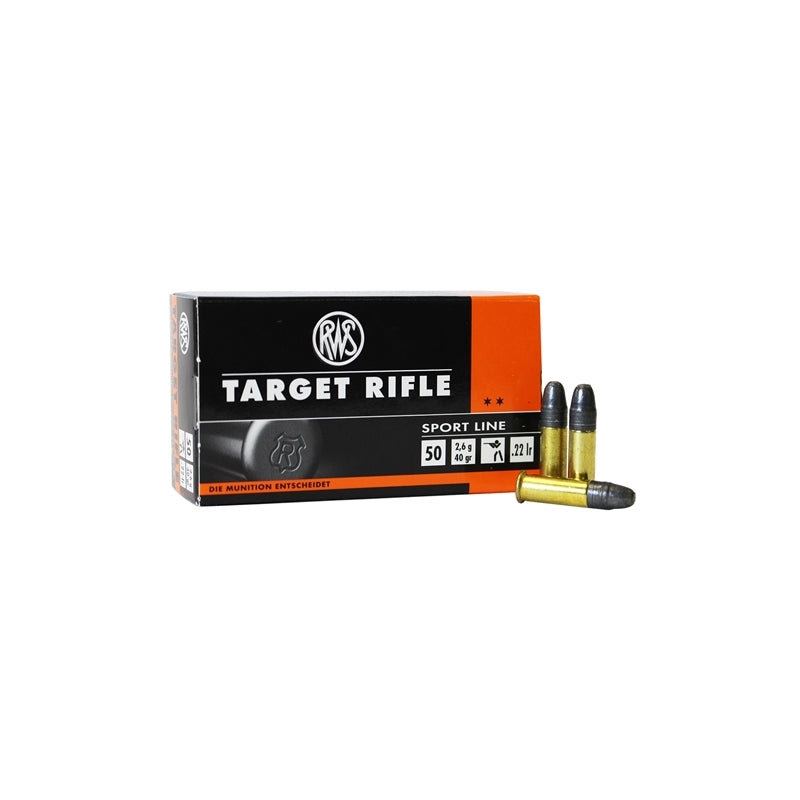 RWS Target Rifle 22 Long Rifle 40 Grain Lead Round Nose