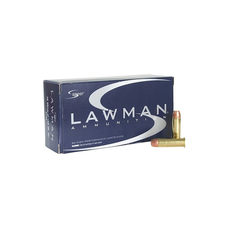 Speer Lawman 38 Special Ammo 135 Grain Total Metal Jacket