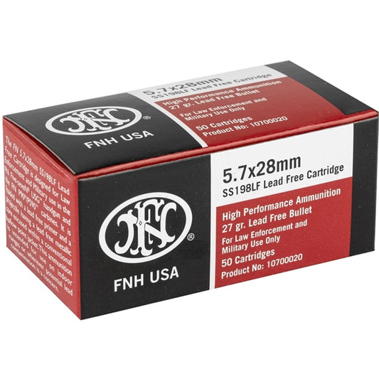 Federal FNH USA 5.7x28mm Ammo 27 Grain Green Tip Hollow Point