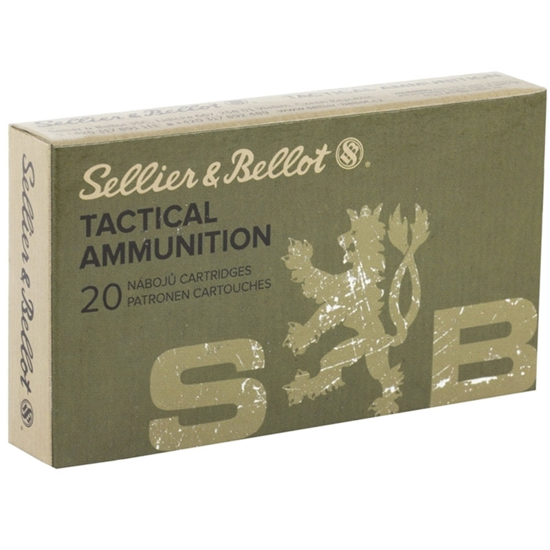 Sellier & Bellot 300 AAC Blackout Ammo 200 Grain Subsonic Full Metal Jacket