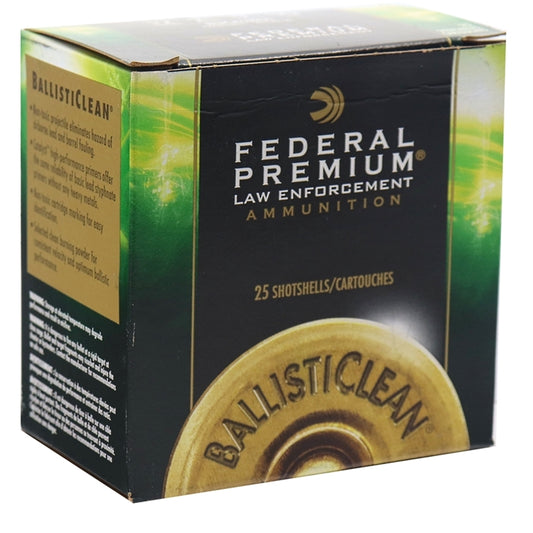 Federal Ballisticlean Frangible 12 Gauge Ammo 2-3/4” 00 Buckshot 9 Pellets