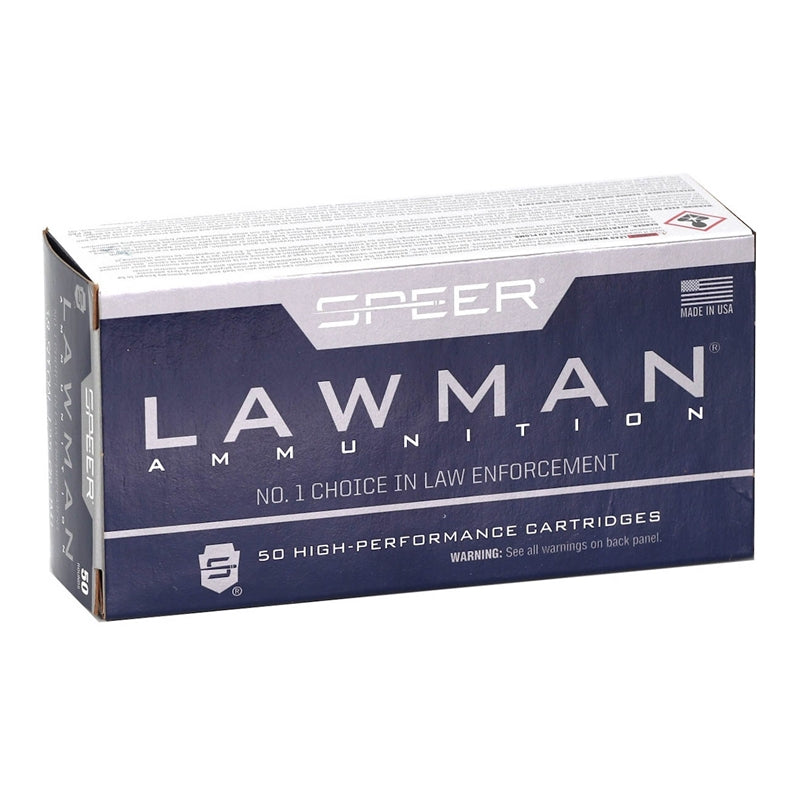 Speer Lawman 38 Special Ammo 125 Grain Total Metal Jacket