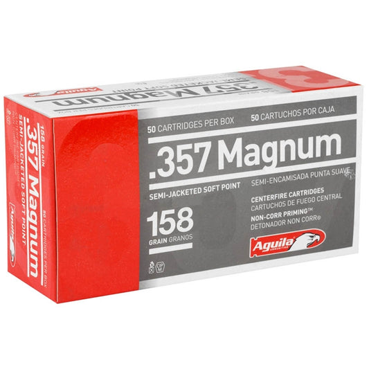 Aguila 357 Magnum Ammo 158 Grain Semi-Jacketed Soft Point