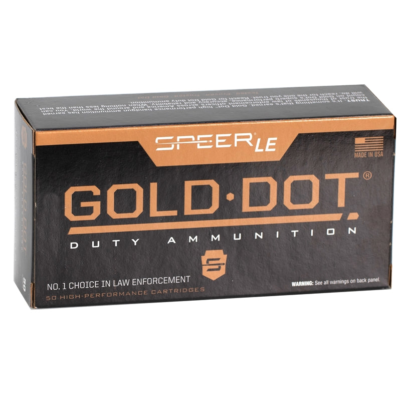 Speer Gold Dot LE Duty 357 Magnum Ammo 158 Grain Jacketed Hollow Point