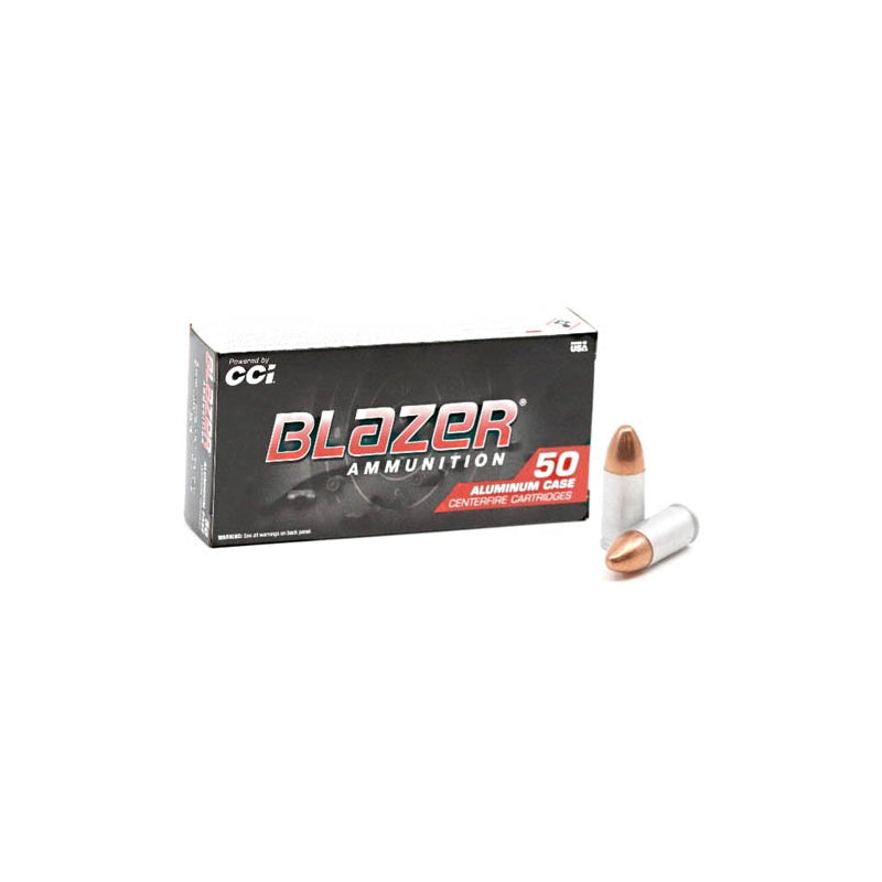 CCI Blazer 9mm Luger Ammo 124 Grain Full Metal Jacket