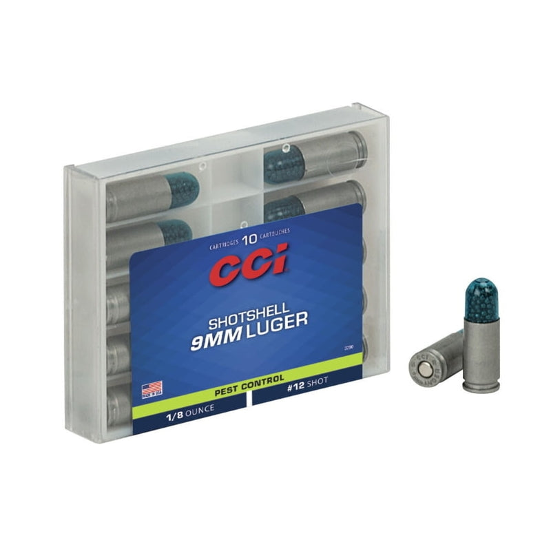 CCI Shotshell 9mm Luger Ammo 53 Grain #12 Shot