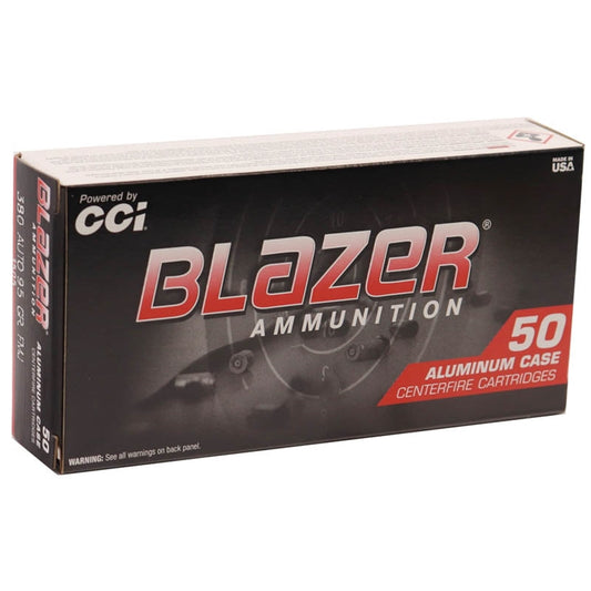 CCI Blazer 380 ACP Auto Ammo 95 Grain Full Metal Jacket