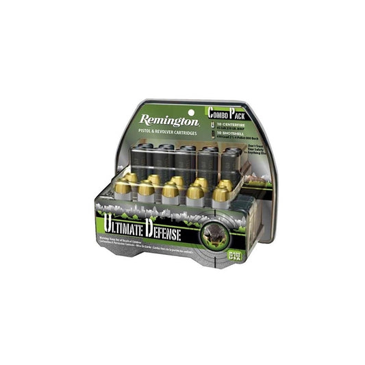 Remington Ultimate Home Defense 45 Long Colt/ 410 Gauge Ammo #000 Buck Combo Pack