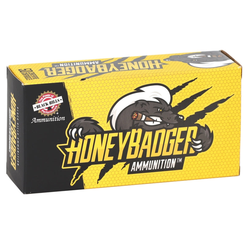 Black Hills 44 Remington Magnum Ammo 160 Grain Solid Copper HoneyBadger Lead-Free