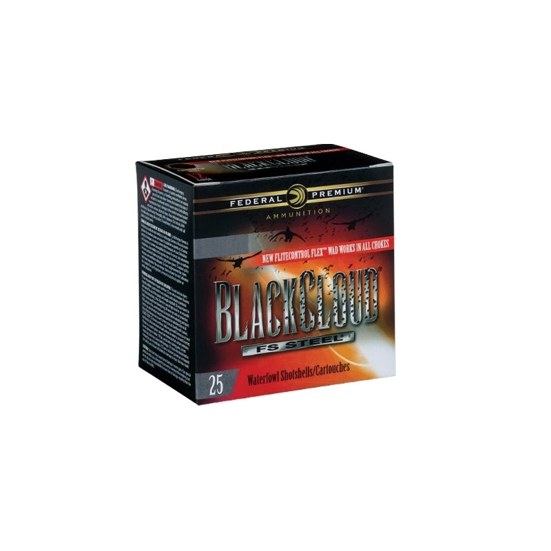 Federal Black Cloud 12 Gauge Ammo 3" 1-1/4oz BBB Steel Shot