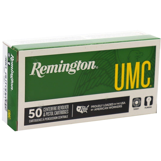 Remington UMC 380 ACP AUTO Ammo 95 Grain Full Metal Jacket