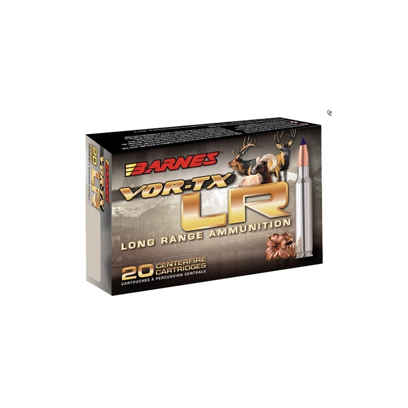 Barnes VOR-TX Long Range 6.5 Creedmoor Ammo 127 Grain Barnes LRX Boat Tail Lead-Free