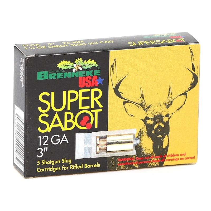 Brenneke USA Super Sabot 12 Gauge Ammo 3” 1-1/8oz Sabot Alloy Slug