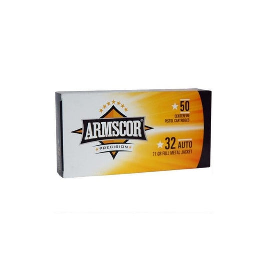 Armscor USA 32 ACP Auto Ammo 71 Grain Full Metal Jacket