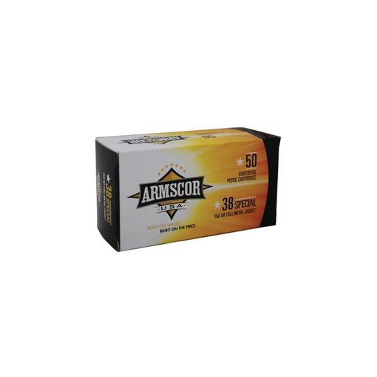 Armscor USA 38 Special Ammo 158 Grain Full Metal Jacket