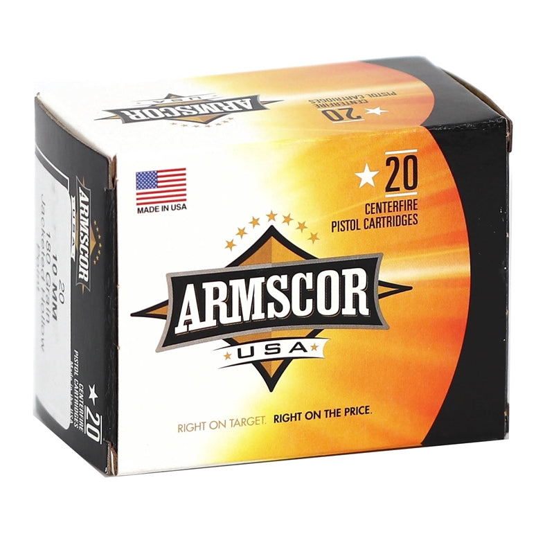 Armscor USA 10mm AUTO Ammo 180 Grain Jacketed Hollow Point