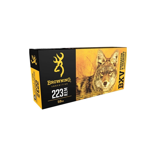 Browning BXV Varmint Expansion 223 Remington Ammo 55 Grain Full Metal Jacket