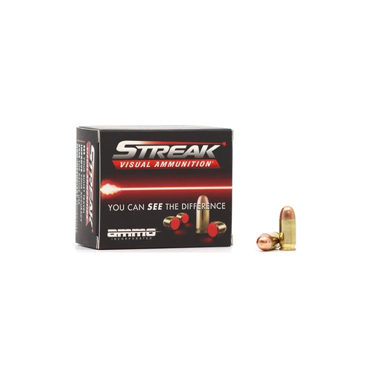 Ammo Inc Streak 380 ACP Auto Ammo 100 Grain Red Tracer