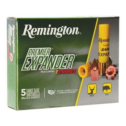 Remington Premier Expander 20 Gauge Ammo 3" 250 Grain Sabot Slug Shot