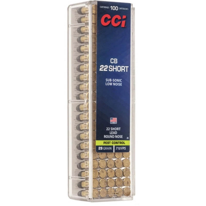 CCI 22 CB Short Ammo 29 Grain Lead Round Nose