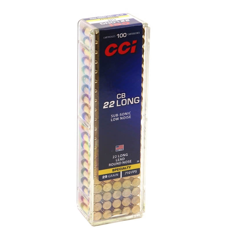 CCI 22 CB Long Ammo 29 Grain Lead Round Nose