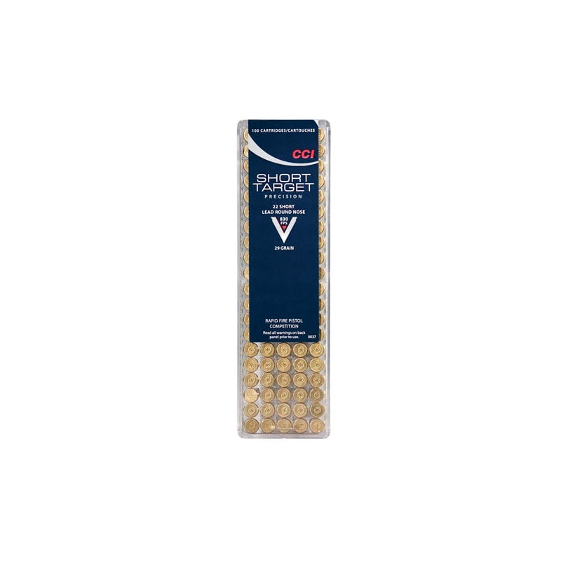 CCI Target 22 Short Ammo 29 Grain Lead Round Nose