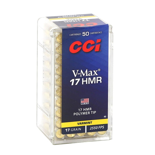 CCI 17 HMR Ammo 17 Grain Hornady V-Max